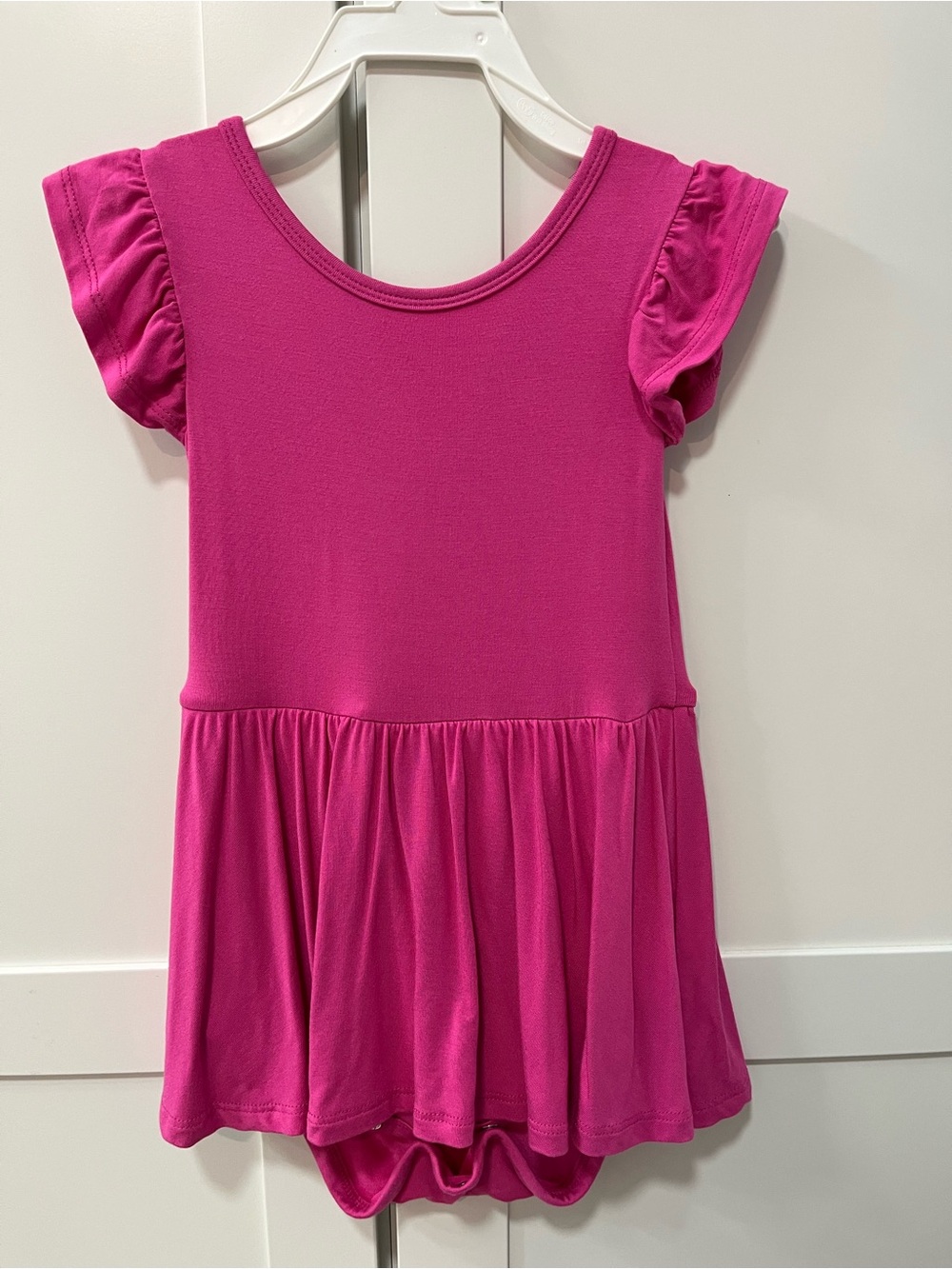 NWOT Kyte baby 2T Girls Flutter Sleeve Peplum Dress